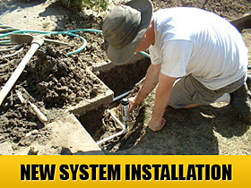 new system installation is a Wylie Sprinkler Repair specialty