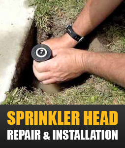 sprinkler head repair and installation in Wylie Texas